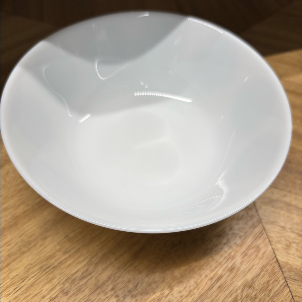 4 piece IKEA White & black Bowl w Black Dot Pattern for cereal soup oatmeal new - Picture 6 of 9